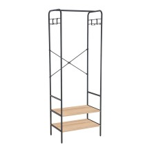 Hallway self HANNES 64x40xH180cm, rustic melamine