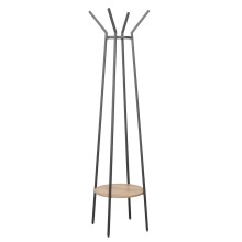 Clothes rack HANNES 48x48xH170cm, rustic melamine