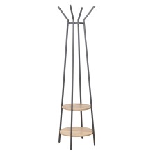 Clothes rack HANNES 48x48xH170cm, rustic melamine