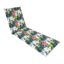Cushion for chair SUMMER FLOWER 55x190x5cm, dark floral