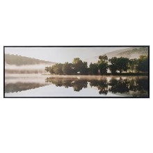 Wall art WALLY 50x140cm, fog on the lake