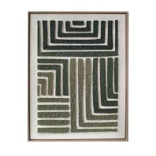 Wall art WALLY 60x80cm, green maze 2