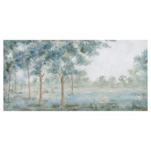 Oil painting 70x150cm, green trees