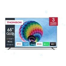 TV set 65" (4k/smart, qled, 3840x2160, wireless lan, bluetooth, google TV, dark grey, 65qg4s14), Thomson