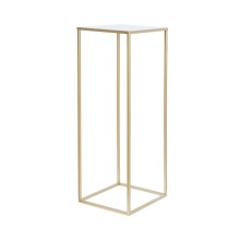 Flowerstand DEIA CHE L 25x25xH70cm, golden