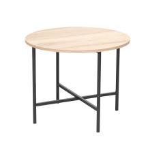 Coffee table HANNES 50x50xH40cm, rustic melamine