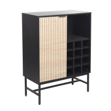 Cabinet HELVE with wine rack 80x40xH110cm, melamine