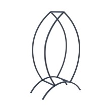 Logholder DEIA FOREST 52x25xH90cm, black