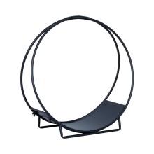 Logholder DEIA WOOD 50x24xH51cm, black