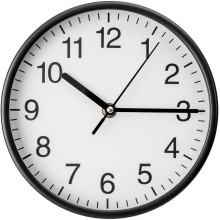 Platinet wall clock Wink, black (45954)