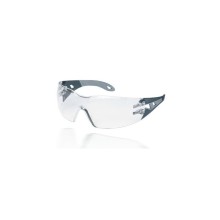 Safety glasses Pheos narrow clear lens, supravision HC/AF coating, anthracite/grey legs