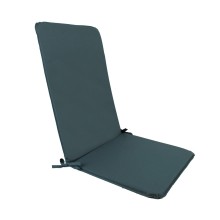 Seat/back cushion OHIO-2 waterproof, 50x120xH2,5cm, dark grey