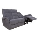 Sofa BOWERS 3-seater electric recliner, grey