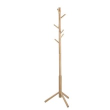 Coat rack BREMEN 51x45xH176cm, natural