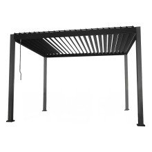 Gazebo MIRADOR 3x3xH2,5m, dark grey
