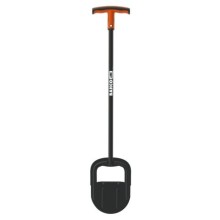 Lawn edge iron with steel shaft and T-handle, 1045mm