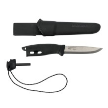 Нож спортивный уличный Companion spark (S), 104мм, черный, с розжигом