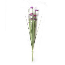 Grass with daisy IN GARDEN, H70cm, pink/ purple