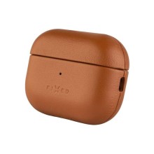 Fixed, Earbuds Case with MagSafe Support, Apple AirPods Pro 2/Pro 2 (USB-C), Brown, Leather