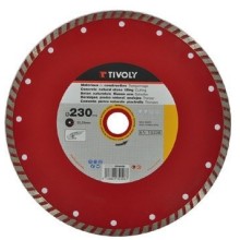 Diamond disc Tivoly, turbo 125x22,2mm