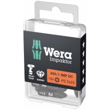 Wera 855/1 Impaktor bits PZ 2 x 25mm, 10pcs