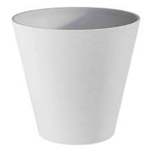 Plant Pot HOOP ø16cm x h15cm, white