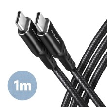 AXAGON, USB Type C — USB Type C, кабель для передачи данных и зарядки, 1 м, BUCM-CM10AB