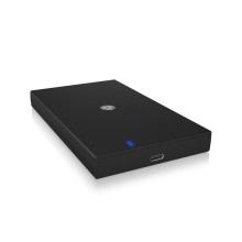 Raidsonic, ICY BOX, IB-200T-C3 Enclosure for 1x SSD/HHD with USB 3.2 Gen 1 Type-A/Type-C combi-cable