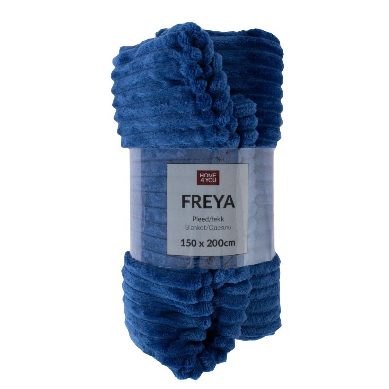 Plaid FREYA 150x200cm, dark blue Plaid FREYA 150x200cm, dark blue
