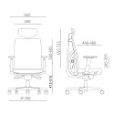 Task chair TUNE grey