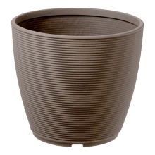 Plant Pot RING ø38cm x h32, cappuccino