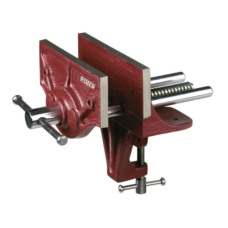 Carpenter´s bench vice with 15x5,5cm jaws, max 12cm Carpenter´s bench vice with 15x5,5cm jaws, max 12cm