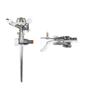 WHITE LINE Pulsating sprinkler on metal spike