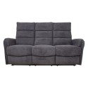 Sofa BOWERS 3-seater electric recliner, grey