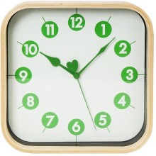 Platinet wall clock Morning, green (42988)