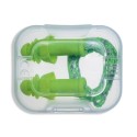 Reusable ear plugs with cord Uvex Whisper+, lime, SNR 27dB, size M