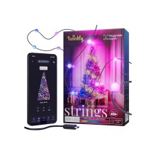 Twinkly, Candies 200 Pearl-shaped RGB LEDs, Green Wire, USB-C