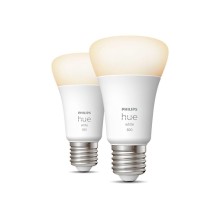 Philips Hue, W 9W A60 E27, 2pcs pack