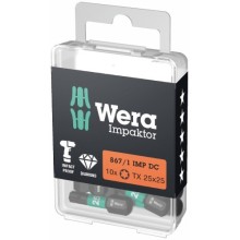 Impaktor bits Wera 867/1m, TORX T25 x 25mm, 10pcs