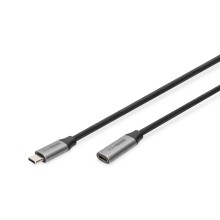 Digitus, удлинительный кабель USB-C на USB-C, USB-C/M на USB-C/F, DB-300230-010-S