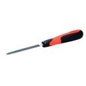 Slim taper triangular saw sharpening file 5" 125mm second cut with handle