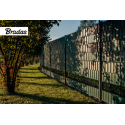 Garden fence screen strip 4,75cm x 35m, 450g/m² light grey