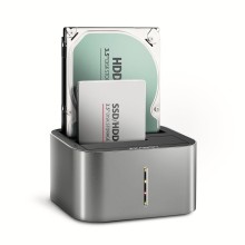 AXAGON, док-станция SuperSpeed ​​USB DUAL 2.5"/3.5" HDD/SSD DUAL, ADSA-DC