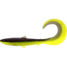 Bullteez Curltail 14cm/15g Black/Chartreuse 2pcs