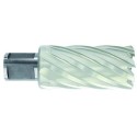 HSS Сore Drill Ø28X80X50 mm, long series, Weldon shank Ø19 mm. Bright, uncoated