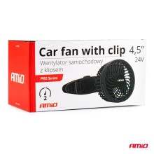 Car fan clip mount 4.5 24V