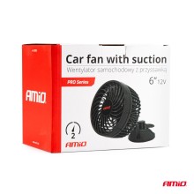 Car fan with suction cup 6 12V