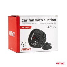 Car fan with suction cup 4.5 12V, 4W