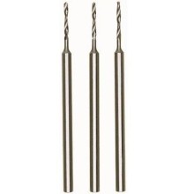Tungsten vanadium drill bits, 1.0 mm, 3 pcs.