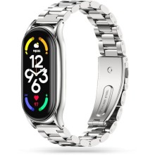 Tech-Protect watch strap Stainless Xiaomi Mi Band 7, silver